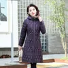 Abrigos de trinchera para mujer Mujeres Invierno con capucha Largo brillante A prueba de viento Abrigo cálido Mamá Puffer Chaqueta Algodón Acolchado Parkas Abrigo