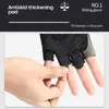 Fem fingrarhandskar Halvfingerhandskar Antislip Anti-Sweat Gym Fitness Fishing Cycling Gloms Outdoor Summer UV Protection Gloves Cycling Equipment 230830