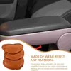 Travesseiro carro braço braço capa prático pu almofadas automotivas protetor console acolchoado