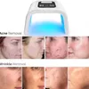 Face Massager 7-color PDT LED pon heating threatens face and body mask machine salon for household skin rejuvenation and acne skin c 230829