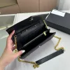 Moda tasarımcı kadın çanta kadın omuz çantası deri zarf zinciri cüzdan cüzdan çantası altın zincir çantalar