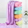 Serviette de bain en microfibre à imprimé ours mignon, serviette douce et absorbante à séchage rapide pour femmes, couverture de plage, salle de bain à domicile, Spa