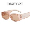 Gafas de sol Palmangel de moda Chicas picantes Deslumbrantes Hip-hop Punk Color caramelo Letra Hombres y mujeres Gafas de pasarela de celebridades de Internet 5Y5U 5Y5U KSUR