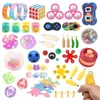 Decompression Toy 3-100pcs Random Fidget Toys Mys-tery Gifts Pack Surprise Bag Fidget Set Antistress Relief Toys for Kids Party Christmas 230829