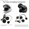 1200M BTS3 Bluetooth Casque Interphone BT-S3 IPX7 Étanche BT 5.0 Avec FM Casque De Moto Interphone Interphone Casque 3 Coureurs Q230830