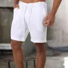 Shorts masculinos verão ginásio sweatshorts algodão casual jogging yoga esportes masculino cor sólida respirável casa pijamas