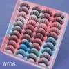 False Eyelashes Lashes 51420 Pairs 3D Faux Mink Lashes Fluffy Soft Wispy Volume Natural Extension False Eyelashes Wholesale Dramatic Lashes x0830