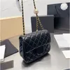 New Fong Fat Handbag Casual Fashion Designer Bag Top clamshell Bag Luxury Design Sheepskin Gold Ball Chain Bag Purse Women's bag