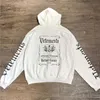 Felpe con cappuccio da uomo di qualità Y2K Felpe con cappuccio Unicorno di alta Vetements Uomo 1 Tessuto pesante Arcobaleno Vetements Pullover da donna ricamato in edizione limitata