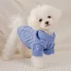 犬アパレル猫のセーター冬の子犬小さい服ニットヨークシャーポメラニアンマルタビチョンプードルシュナウザー服