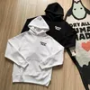 Erkek Hoodies Sweatshirts kaliteli siyah beyaz insan yapımı moda kapüşonlu erkekler ağır robot insan yapımı kadınlar kapüşonlu sweatshirtler erkek giyim 230829