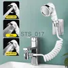 Cabezales de ducha de baño 3 modos Cabezal de ducha Lavado ajustable Lavabo Grifo Ducha Boquilla telescópica de mano Lavado de cabello Cabezal de ducha Accesorios para lavabo x0830