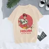 Men's T-skjortor unisex x killua zoldyck t-shirt män harajuku kurapika tshirt söt anime hisoka skjorta grafiska topp tees man 90s