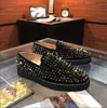 Designer Casual Shoes Low Tops Flat Spikes Flats Black Blue Suede Silver Diamond Men Women Prom Wedding Shoe Sneakers With Dust Bag