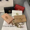 Top quality Women Chain Shoulder Crossbody Bags Lady Purse Messenger GG Bag Designer Handbags Wallets backpack female purse 7713-1