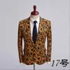 Mäns kostymer Blazers Fashion Men's Casual Boutique Business Wedding Host Emcee Suit Jacket / Men's Digital Printing Flower Blazers Coat 230829