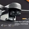 Double drone avec caméra 4K avec maintien d'altitude stable, position du flux optique, batterie de grande capacité, vol stable, transmission haute vitesse en temps réel, fuselage pliable