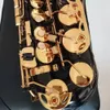 Saxophone alto professionnel e-flat, clé en or noir, modèle classique 82Z, instrument de jazz, 2023