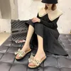 Slippers 2023 Summer The Internet Celebrity Fashion All-match Super Fire Bow Tie Sandy Beach Fairy Style Non-slip Female Sandals