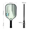 Raquetes de squash design de superfície transparente 16mm pickleball paddle gravidade com sweetspot power core conforto aperto 230829