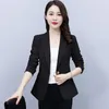 Women's Suits High-End Leisure Short Blazer Jacket Spring Autumn 2023 Professional Female Tops Fashion Slim Jackets