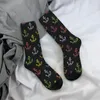 Herrensocken, lustige verrückte Socken für Männer, buntes nautisches Boot-Anker-Muster, Hip-Hop, Vintage, glücklich, bedruckt, für Jungen, Crew, lässiges Geschenk