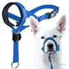 Dog Collars Leashes Creative Dog Halter Halti Training Head Collar Gentle Leader Harness Nylon Breakaway All Seasons Usefull Harnesses Lead 230829