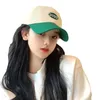 Visors Hat Female Cap All Match Baseball Big Head Round Color Letter Shade