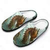 Slippers Chinese Japanse Draak (14) Sandalen Pluche Casual Warme Schoenen Thermische Heren Dames Slipper Hebben Zachte Anime Schoen