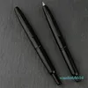 Fountain Pens Smoothly Brand A1 Retro Matte Black Retractable Fountain Pen 0.4mm Fine Nib Press Ink Pens for Writing Stationery