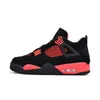Jumpman 4 Basketball Shoes 4S Military Black Cat Thunder Fire Red Cement University Blue Pine Green Midnight Navy Grey Gray Women Mens Sneakers J4