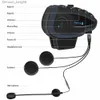 Xinowy V8 1200M Bluetooth Motorcycle Helmet Zestaw słuchawkowy dla 5 jeźdźców Interphone NFC/Telecontrol Pilot Control FM Radio Q230830