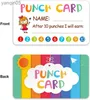 Intelligentie Punch 100 stuks Beloning Stimulanskaart Leraar Gedrag Grafiek Kids Homeschool Klaslokaal Benodigdheden voor Motivatie 23830