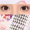 Falska ögonfransar Vit Moonlight Extension Personal Fake Japan Eyelash Professional Makeup Individual Cluster Korea Grafting False Eyelashes X0830