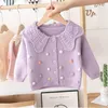 Chaquetas Niñas Suéter Abrigo Cardigan Primavera Otoño Niños Infantil Bebé Punto Niña Chaqueta 0 5 7Y 230830