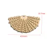 Charms 10pcs/Lot Brate Rattan Plaving Parte Form