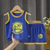 Одежда Sets Summer Clothing Kids Boys Sports Suit Basketball Trade Cuit Детская одежда для футболки с короткими рукавами 2PCS 230831
