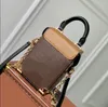 مصمم حقيبة مربع الكاميرا Super_bagss Creator Lady Crossbody Bag حقيبة كتف جلدية حقيقية 17.6 سم ACE حقيبة يد Knockoff No Box