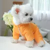 Hundkläder hundrock med huva dinosaurie hund kostym hund jumpsuit kostym vinter hund kläder droppar 230830