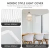 Plafondverlichting Lampenkap Woonaccessoires Decor El Light Cover Chique accessoire Papier Opvouwbaar Handgemaakte hangende kroonluchter in Scandinavische stijl