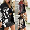 Jackets Womens Designer 2023 Autumn Winter Coats New Long Sleeve Zipper Colored Print Polo Style Commuter Small Coat 7 Colours