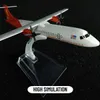 Aircraft Modle Scale 1 400 Metal Plane Model Miniature Firefly ATR72 Aircraft Aviation Replica Diecast Airplane Collection Kids Toy for Boy 230830