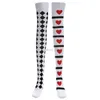 Socks Hosiery Poker Card Suit Print Thigh High Stockings Cosplay Costume Long Lolita Over Knee Halloween 230830