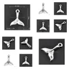 Charms Nouvelle mode facile à bricoler 30pcs queue de baleine nautique animal charme fabrication de bijoux pour collier ou bracelet livraison directe Findin Dhlrj