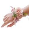 Decorative Flowers Bride Hand Flower Wedding Girl Bridesmaid Wrist Corsage