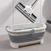 Seaux Seau de vadrouille pliable bassin pliant avec poignée seau d'eau pliant pour le stockage du linge nettoyage ménager accessoires de salle de bain 230830