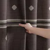 シャワーカーテンファームハウスチョコレートクラシックウォータープルーフファブリックプリント装飾的な茶色のシャワーカーテンR230831
