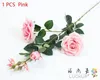Fiori decorativi 1 PZ Bellissimo fiore artificiale finto 90 cm stelo lungo Rosa di seta Decorazione della casa di nozze Regalo 5 colori disponibili F460