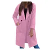 Giacche da donna Donna Casual Leggero Sottile Giacca lunga Cappotto Manica Bottone Maglione da donna Cardigan sfocato