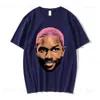 Herr t-shirts Frank Graphic T-shirt blond Hip Hop Popular Music Singer R B T-shirt Herr Fashion Hip Hop Kort ärm överdimensionerade t-shirts unisex T230831